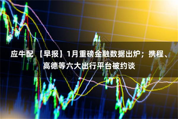 应牛配 【早报】1月重磅金融数据出炉；携程、高德等六大出行平台被约谈
