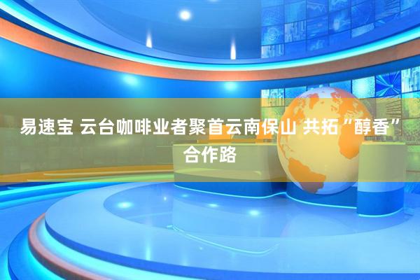 易速宝 云台咖啡业者聚首云南保山 共拓“醇香”合作路